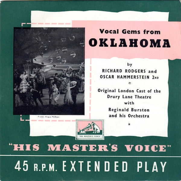 Richard Rodgers And Oscar Hammerstein II - Reginald Burston And His Orchestra : Vocal Gems From Oklahoma (7", EP)