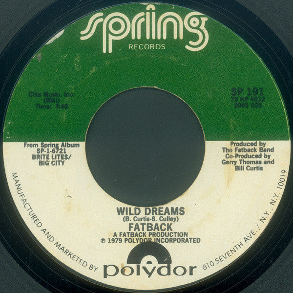 The Fatback Band : Freak The Freak The Funk (Rock) (7")