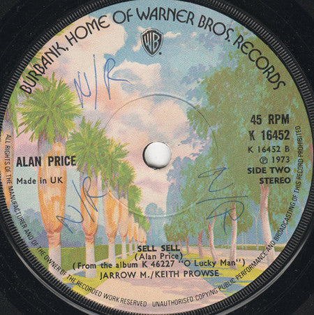 Alan Price : In Times Like These (7", Single, Sol)
