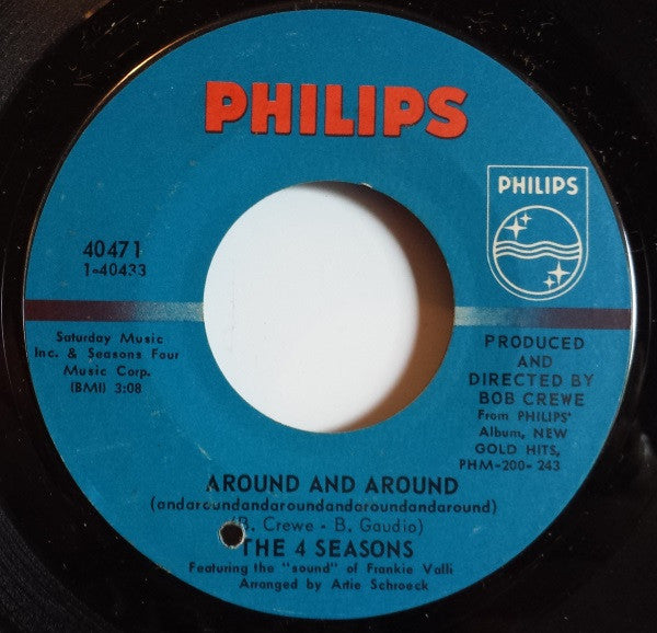 The Wonder Who? / The Four Seasons : Lonesome Road / Around And Around (Andaroundandaroundandaroundandaround) (7")