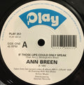 Ann Breen : If Those Lips Could Only Speak (7")