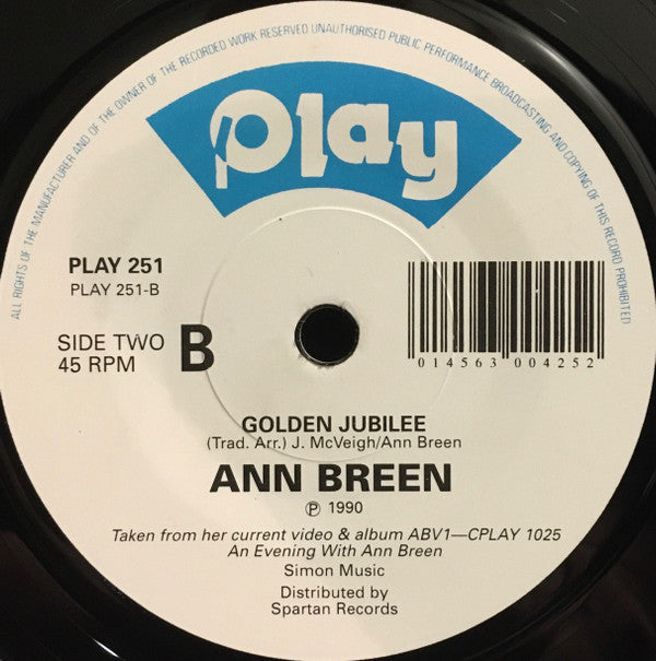 Ann Breen : If Those Lips Could Only Speak (7")