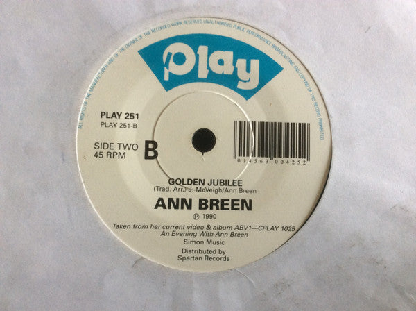 Ann Breen : If Those Lips Could Only Speak (7")