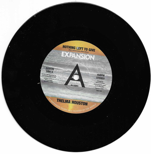 Thelma Houston : Nothing Left To Give / Baby Mine (7", Promo)