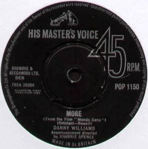 Danny Williams : More (7", Single)