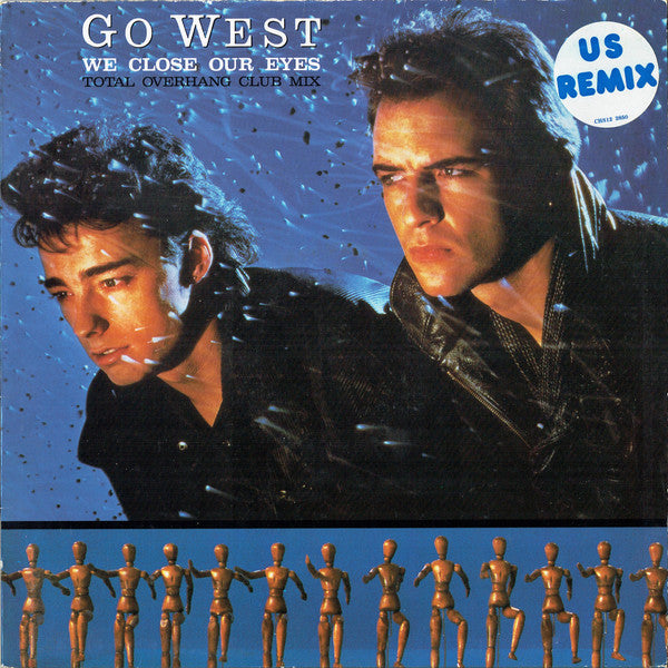 Go West : We Close Our Eyes (Total Overhang Club Mix) (12", Dam)