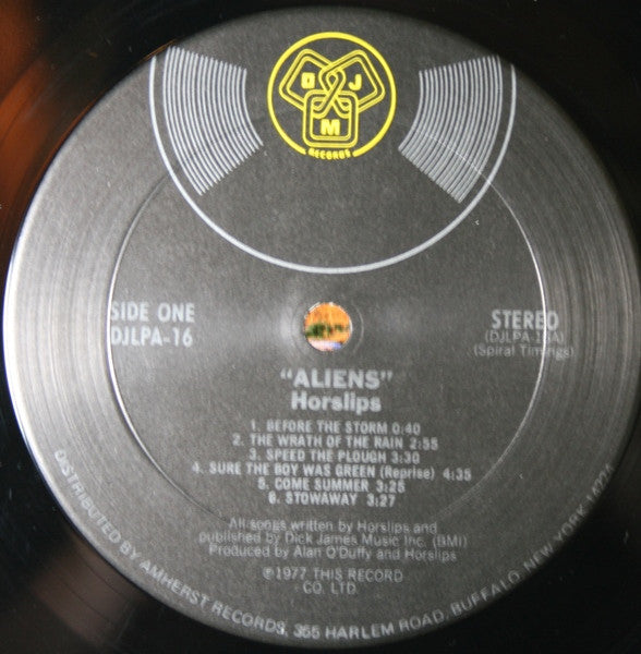 Horslips : Aliens (LP, Album, San)