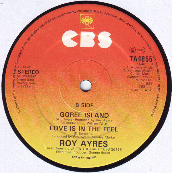 Roy Ayers : In The Dark (12", Single)