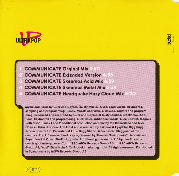 Plastico : Communicate (CD, Maxi)
