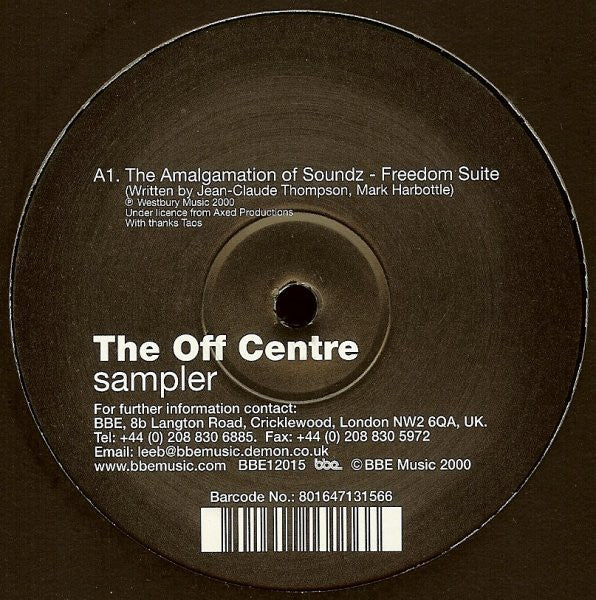 The Amalgamation Of Soundz / Phoojun : The Off Centre Sampler (12", Smplr)