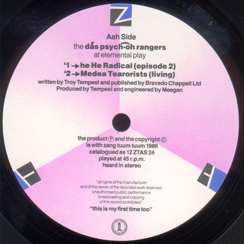 Das Psych-Oh! Rangers : The Essential Art Of Communication (12", EP)