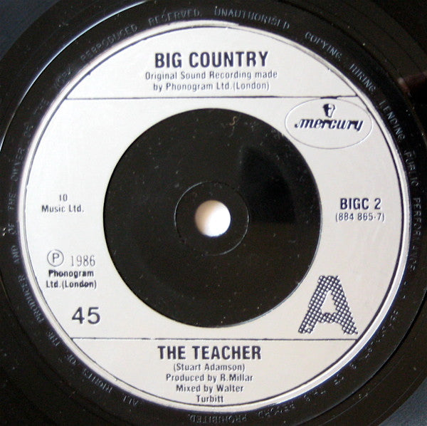 Big Country : The Teacher (7", Single, Sil)