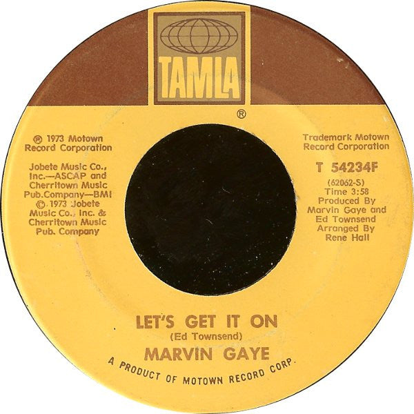 Marvin Gaye : Let's Get It On (7", Single)