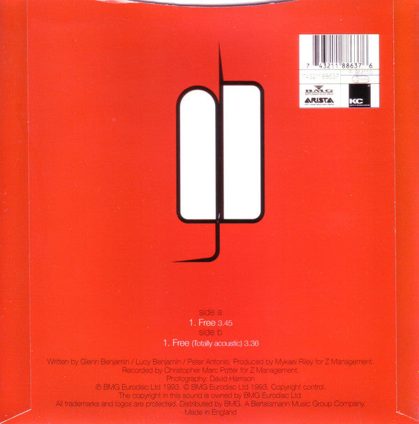 Glenn Benjamin : Free (7")