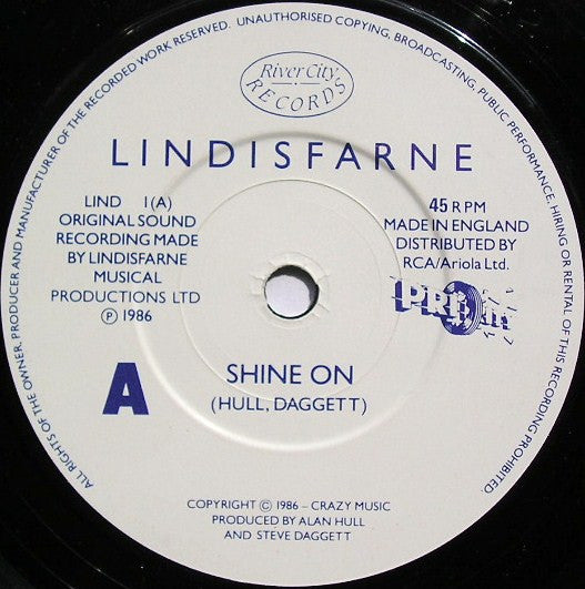 Lindisfarne : Shine On (7", Single)
