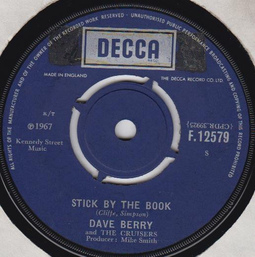 Dave Berry : Stranger (7")
