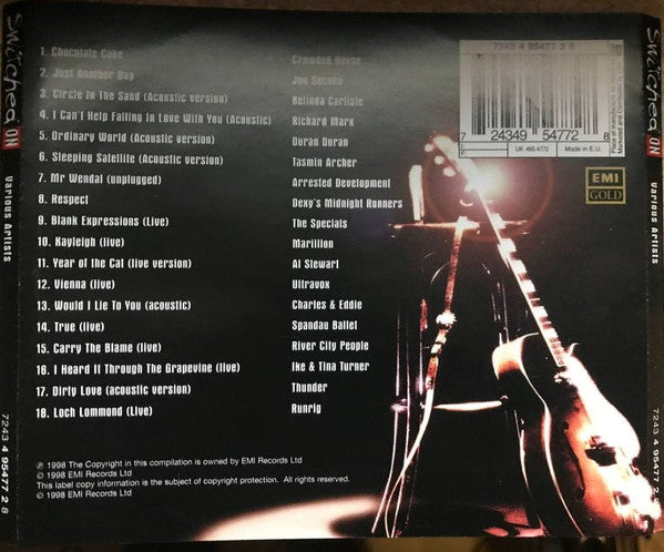 Various : Switched On (18 Great Live & Acoustic Tracks) (CD, Comp)