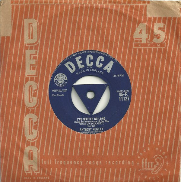 Anthony Newley : I've Waited So Long / Sat'day Night Rock-a-boogie (7", Single)