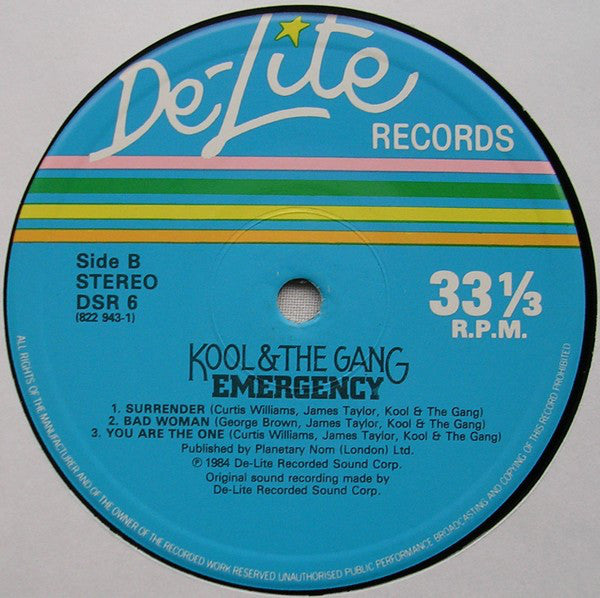 Kool & The Gang : Emergency (LP, Album)