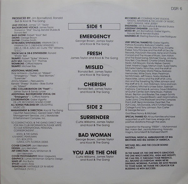 Kool & The Gang : Emergency (LP, Album)