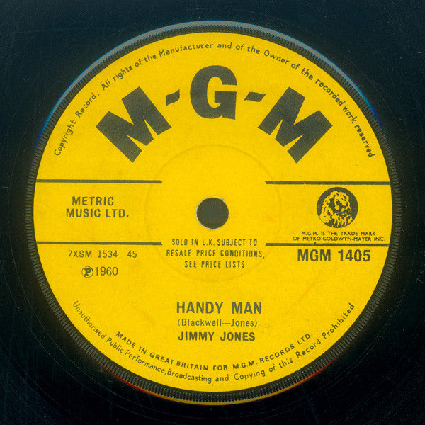 Jimmy Jones : Good Timin' / Handy Man (7")