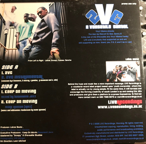 Vinyl Villains : 2VC (12", Promo)