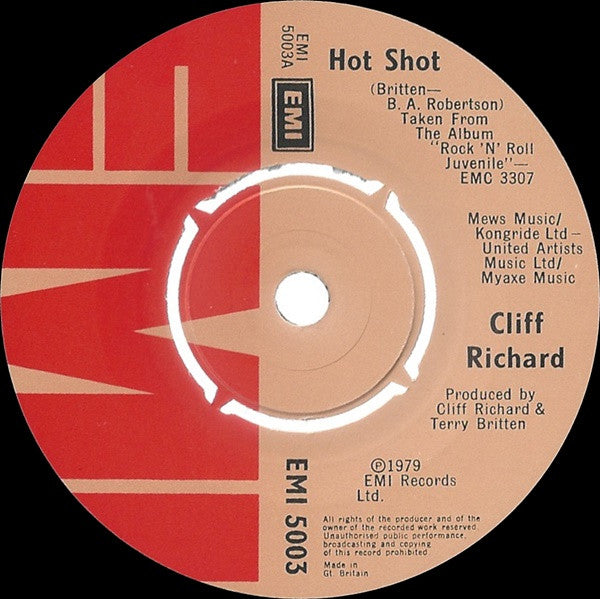 Cliff Richard : Hot Shot (7")