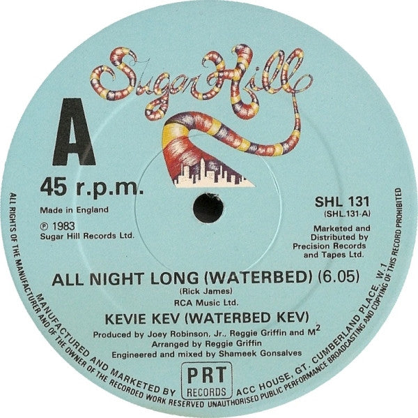 Kevie Kev (Waterbed Kev) : All Night Long (12")