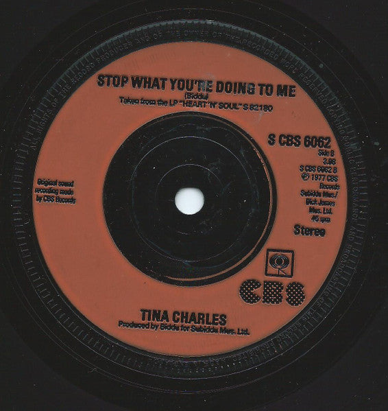 Tina Charles : I'll Go Where Your Music Takes Me (7", Red)