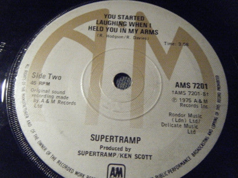 Supertramp : Lady (7", Single)