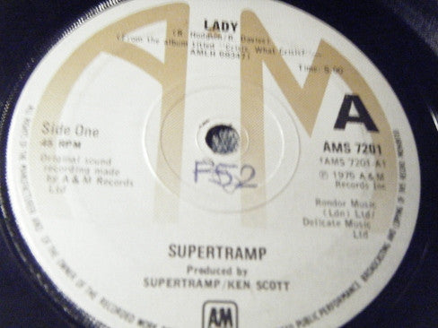 Supertramp : Lady (7", Single)