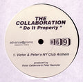 The Collaboration : Do It Properly (12", S/Sided, Promo)