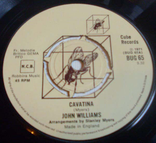 John Williams (7) : Cavatina (7", RE, 4-P)