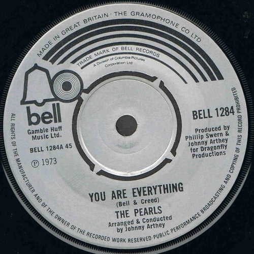 The Pearls : You Are Everything (7", Single)