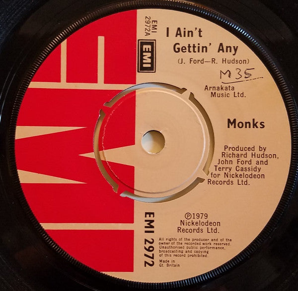 The Monks (4) : I Ain't Gettin' Any (7")