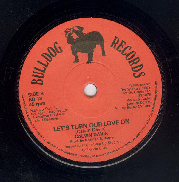 Calvin Davis : Train Ride To Nowhere (7")