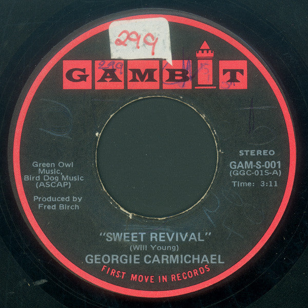 Georgie Carmichael : Sweet Revival / Reach Out (Give A Little Love) (7")