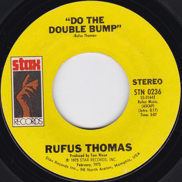 Rufus Thomas : Do The Double Bump (7")