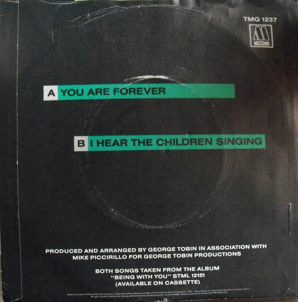 Smokey Robinson : You Are Forever (7", Single)