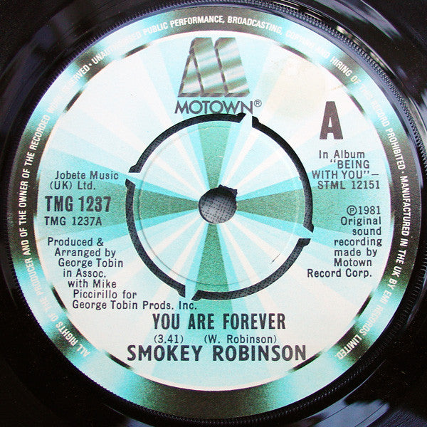 Smokey Robinson : You Are Forever (7", Single)