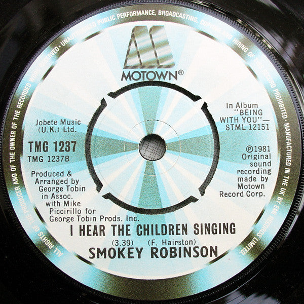 Smokey Robinson : You Are Forever (7", Single)