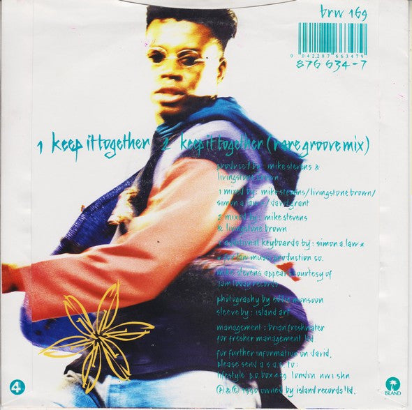 David Grant : Keep It Together (7", Single)