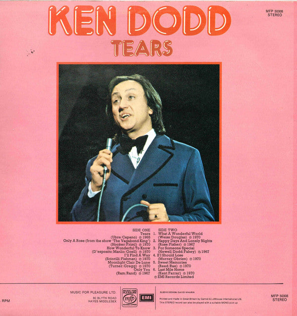 Ken Dodd : Tears (LP, Comp)