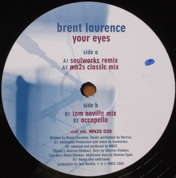 Brent Laurence : Your Eyes (12")