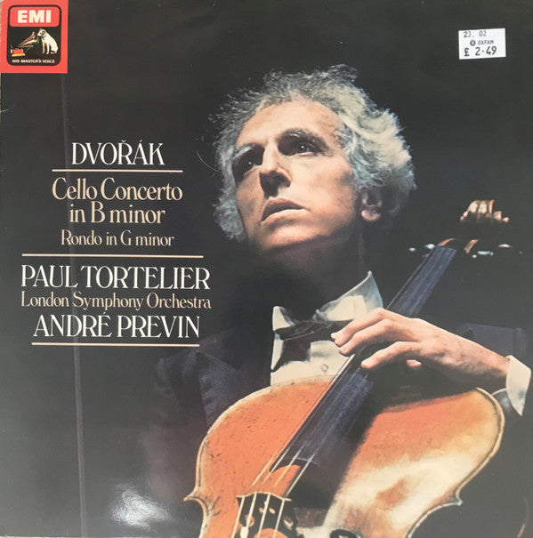 Antonín Dvořák, Paul Tortelier, London Symphony Orchestra, André Previn : Cello Concerto In B Minor / Rondo In G Minor (LP, RE)