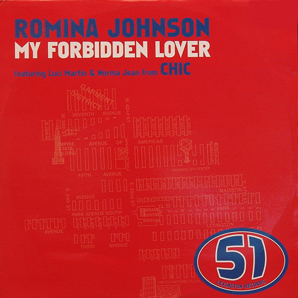 Romina Johnson Featuring Luci Martin & Norma Jean Wright : My Forbidden Lover (12", Maxi)