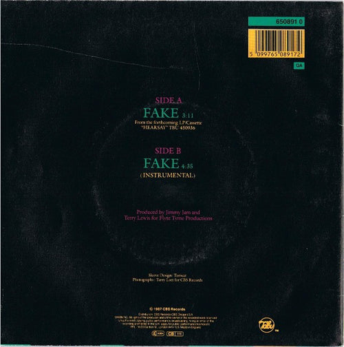 Alexander O'Neal : Fake (7", Single, Pos)