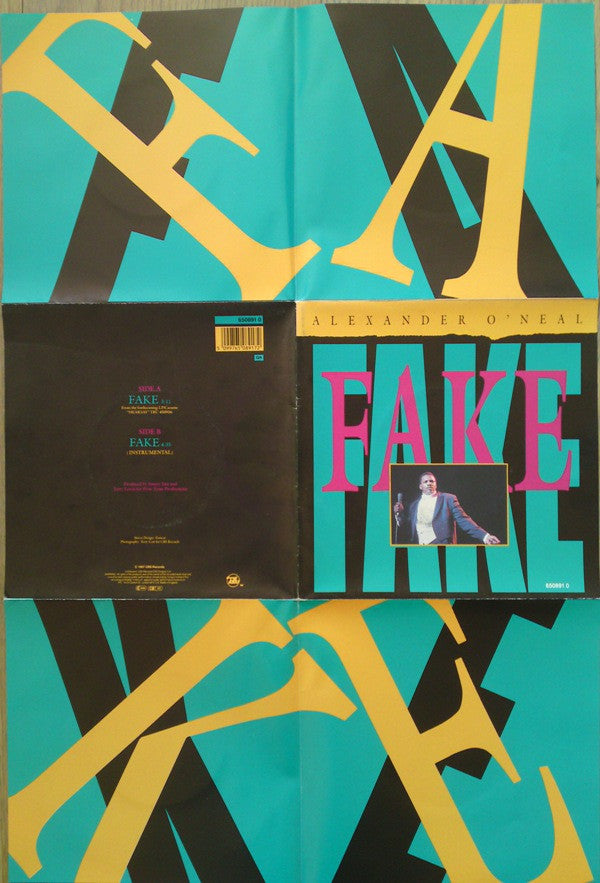 Alexander O'Neal : Fake (7", Single, Pos)