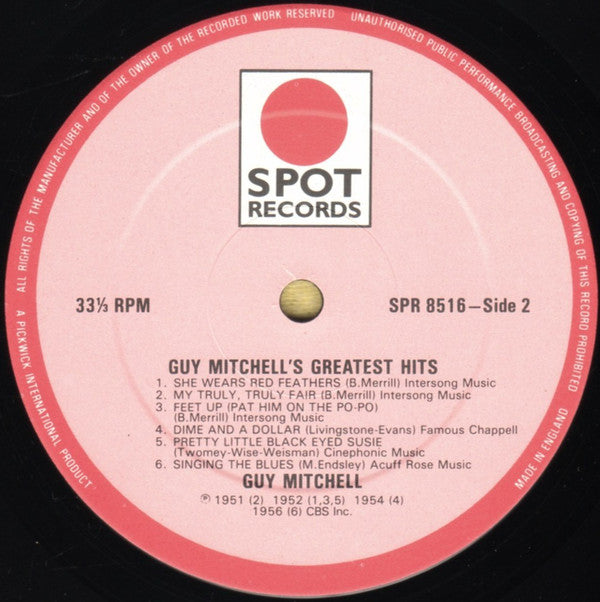 Guy Mitchell : Greatest Hits (LP, Comp)