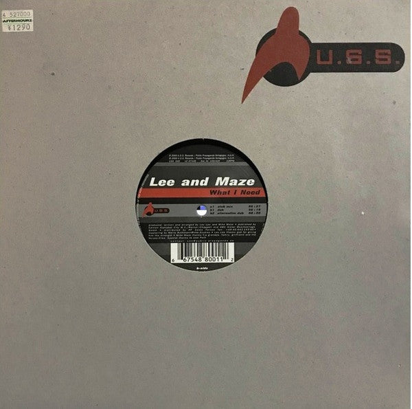 Lee & Maze : What I Need (12")